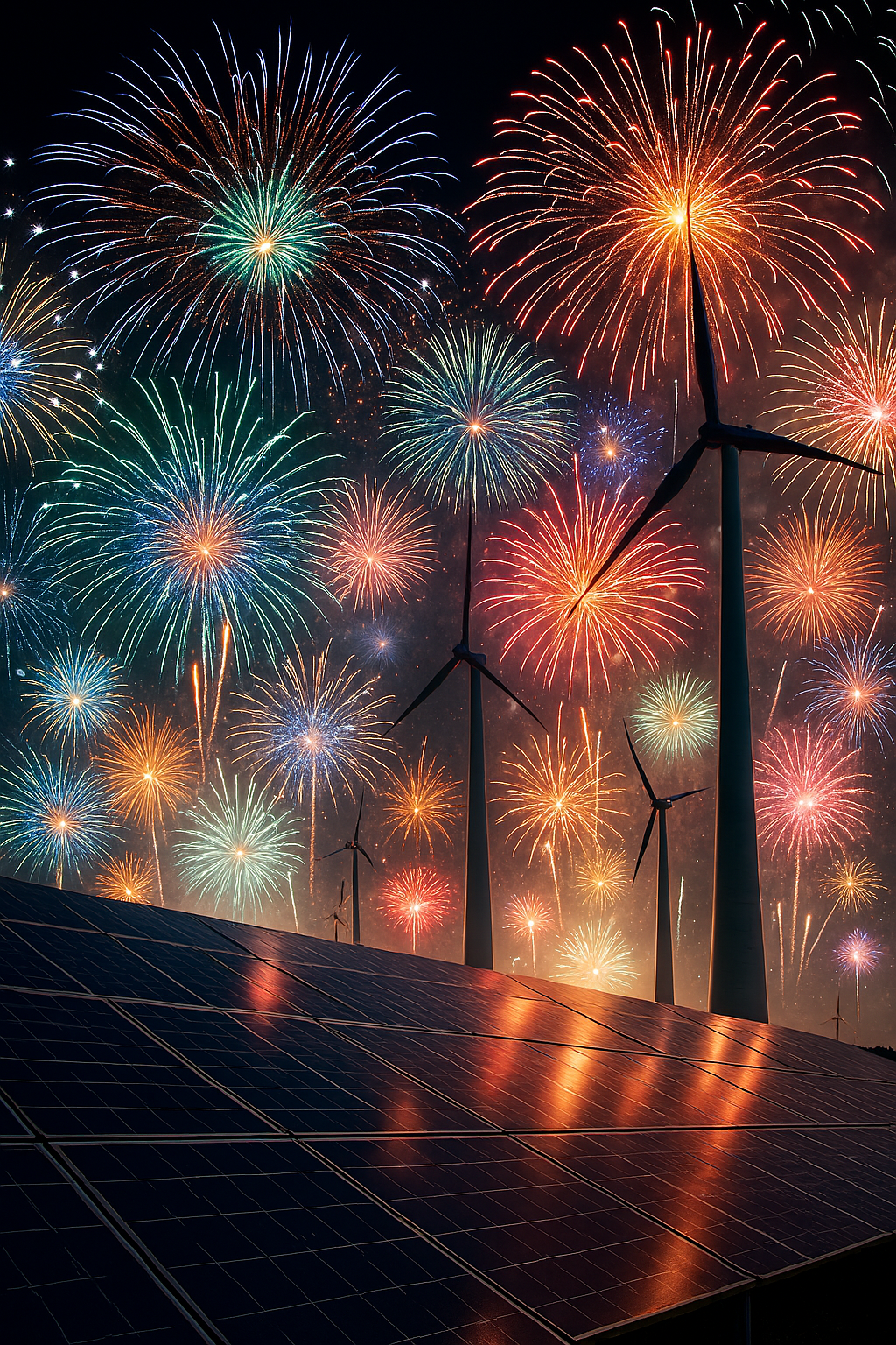 The Exploding Dawn of Solar and Wind