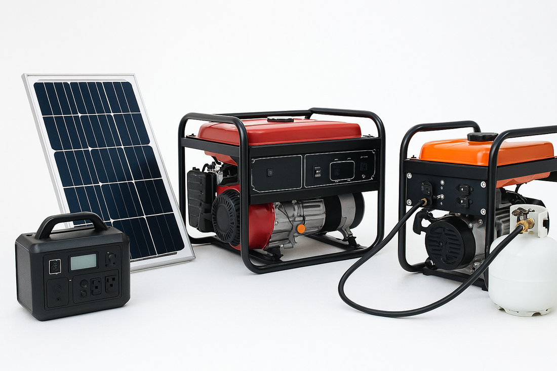Solar, Gas and Propane Generators